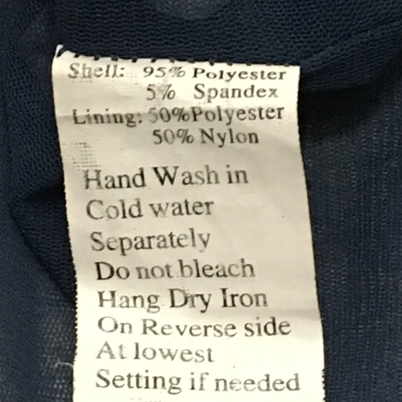 EUC LIOR PARIS EUC Pretty  Blue/Yellow Lined Top - Picture 11 of 11